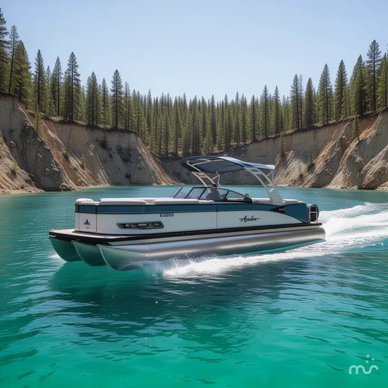 Slide: The Image of Avalon Catalina Quad Lounge Windshield 27 ft. 2023 - 4