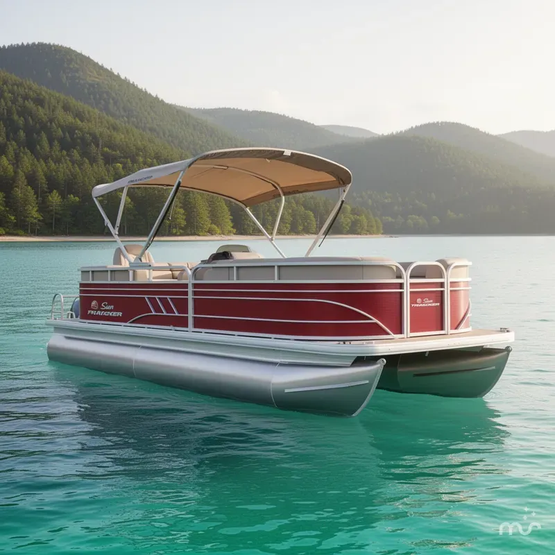 The Image of Sun Tracker Party Barge 22 RF DLX 2023 - 0