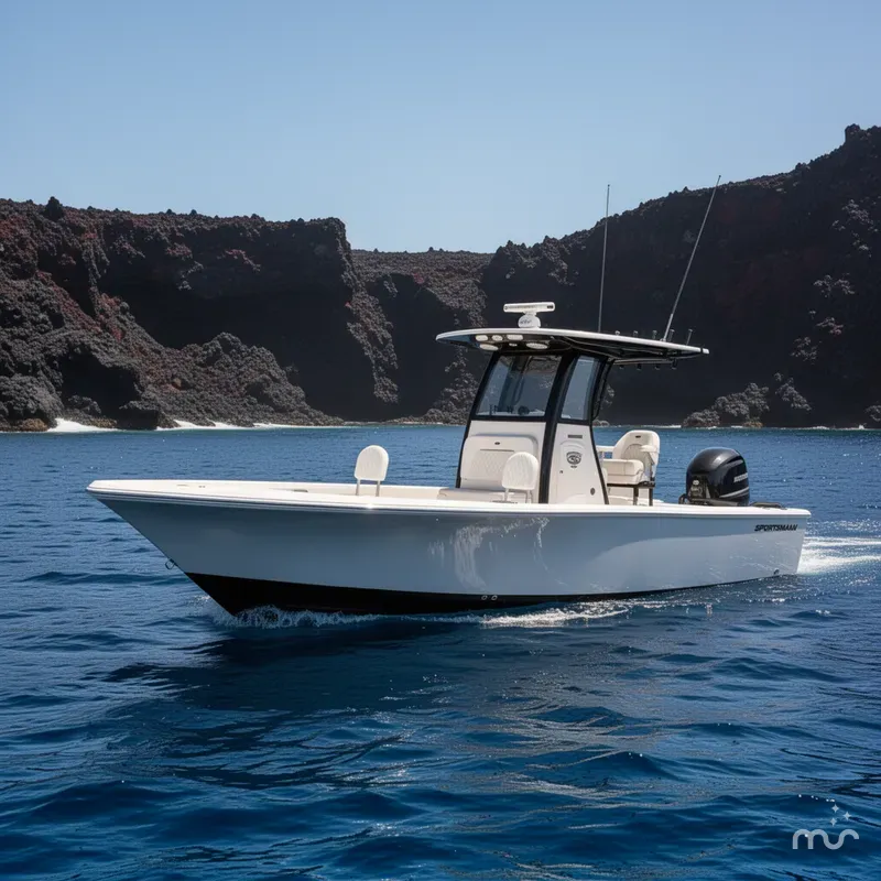 Slide: The Image of Sportsman Masters 227 Bay Boat 2026 - 2