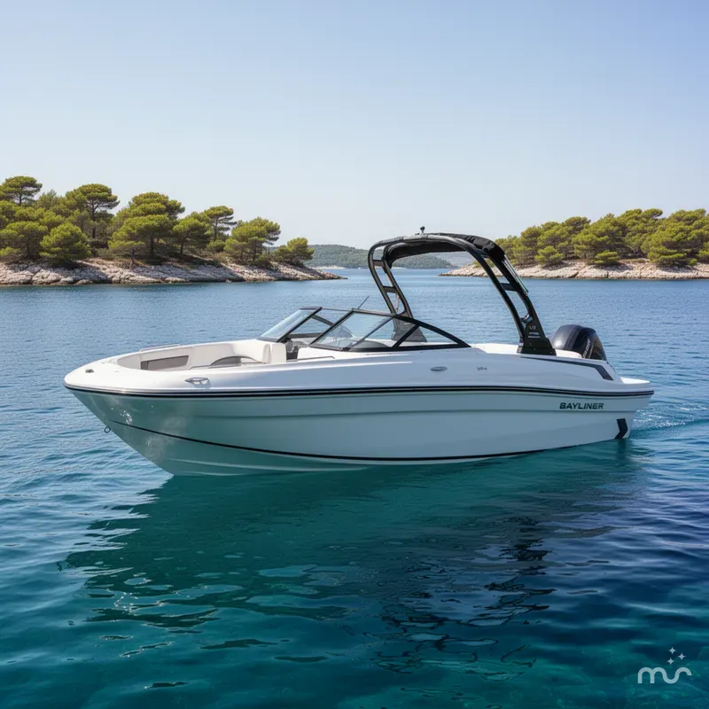 Slide: The Image of Bayliner VR4 Bowrider OB 2025 - 2