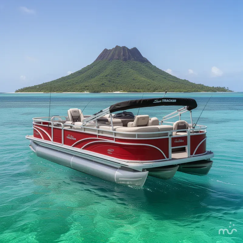 Slide: The Image of Sun Tracker Fishin' Barge 22 DLX 2026 - 3