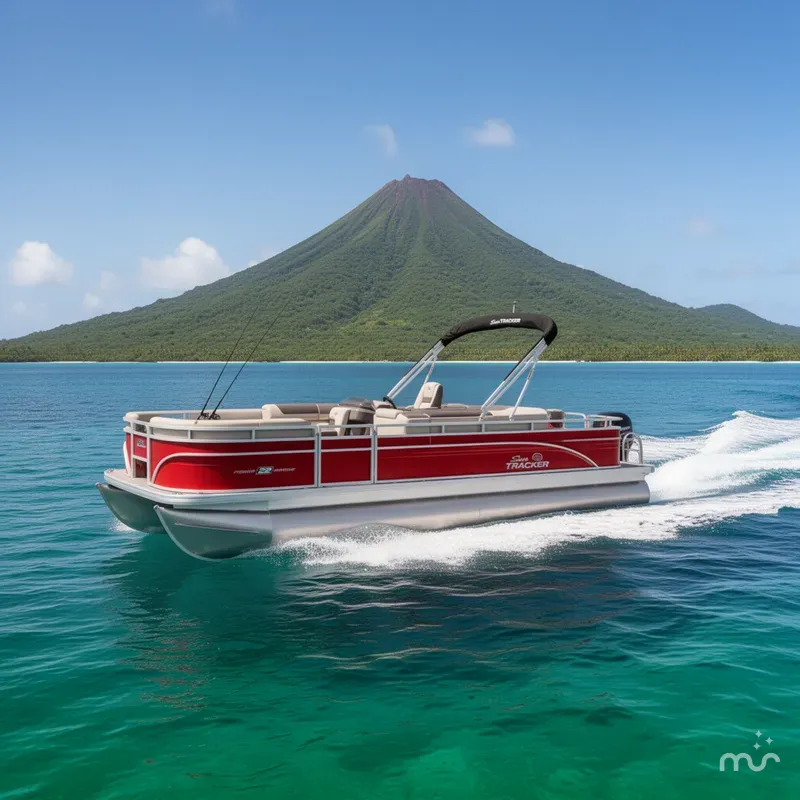Slide: The Image of Sun Tracker Fishin' Barge 22 DLX 2026 - 4