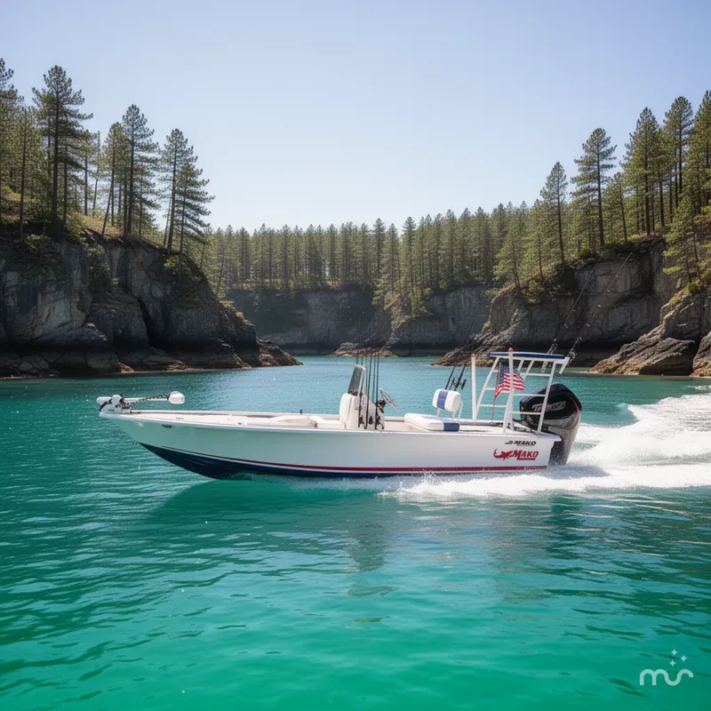 Slide: The Image of Mako 18 Pro Skiff Patriot Edition 2026 - 4