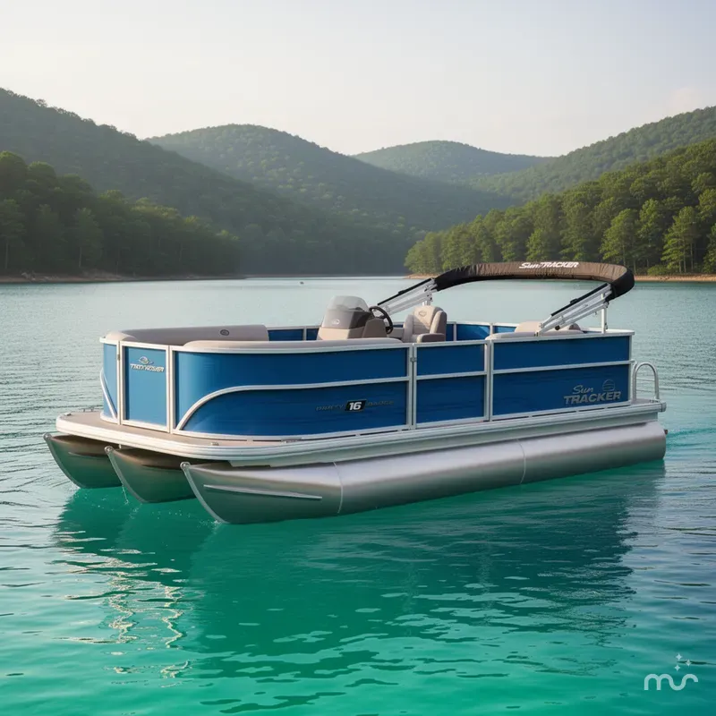 The Image of Sun Tracker Party Barge 16 DLX 2026 - 0