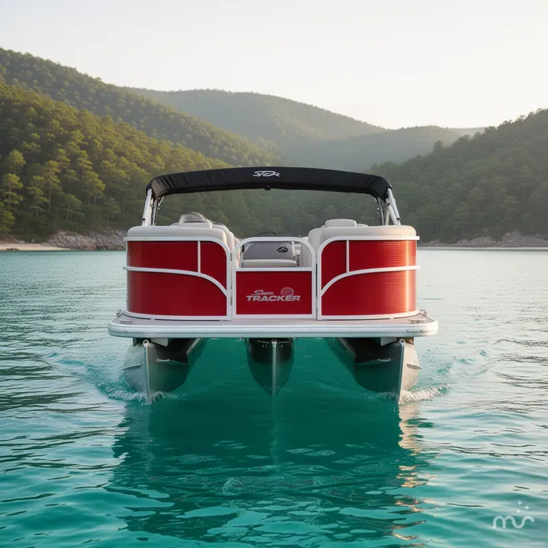 Slide: The Image of Sun Tracker Party Barge 16 DLX 2026 - 3