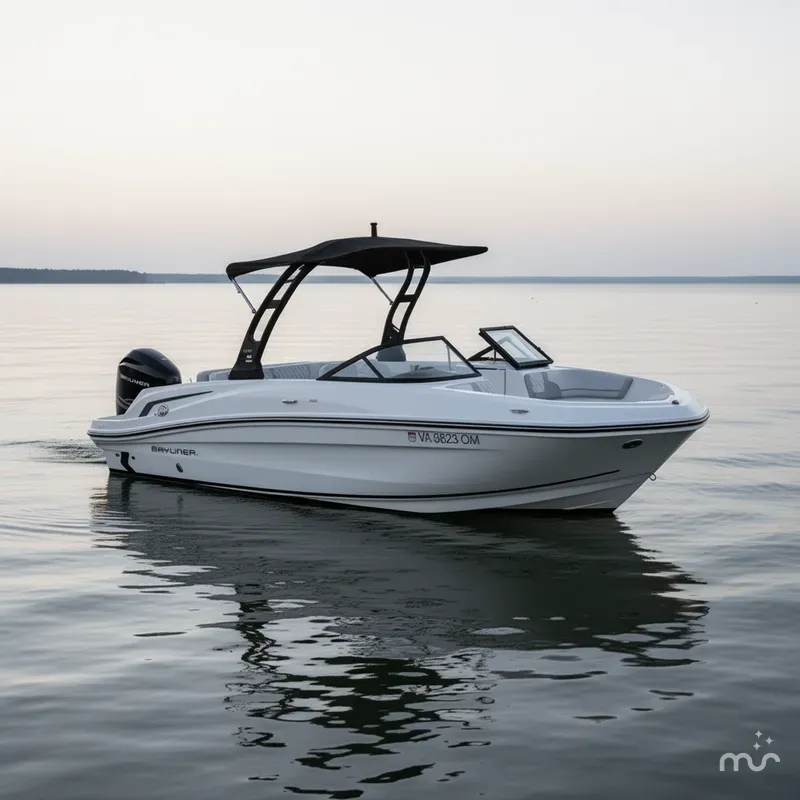 Slide: The Image of Bayliner VR6 Bowrider OB 2025 - 0