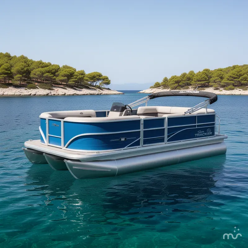 The Image of Sun Tracker Party Barge 16 DLX 2026 - 0