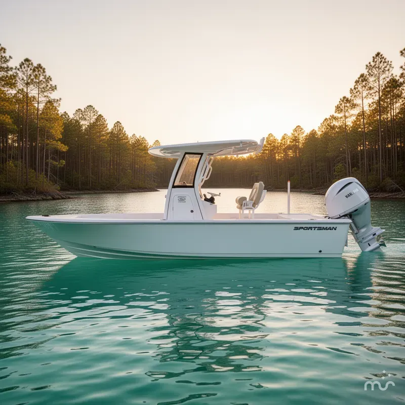 Slide: The Image of Sportsman Masters 247OE Bay Boat 2026 - 2
