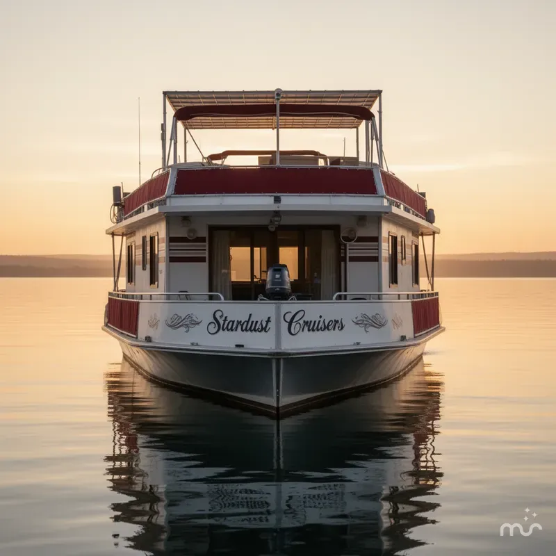 Slide: The Image of Stardust Cruisers 62 Houseboat 1986 - 1