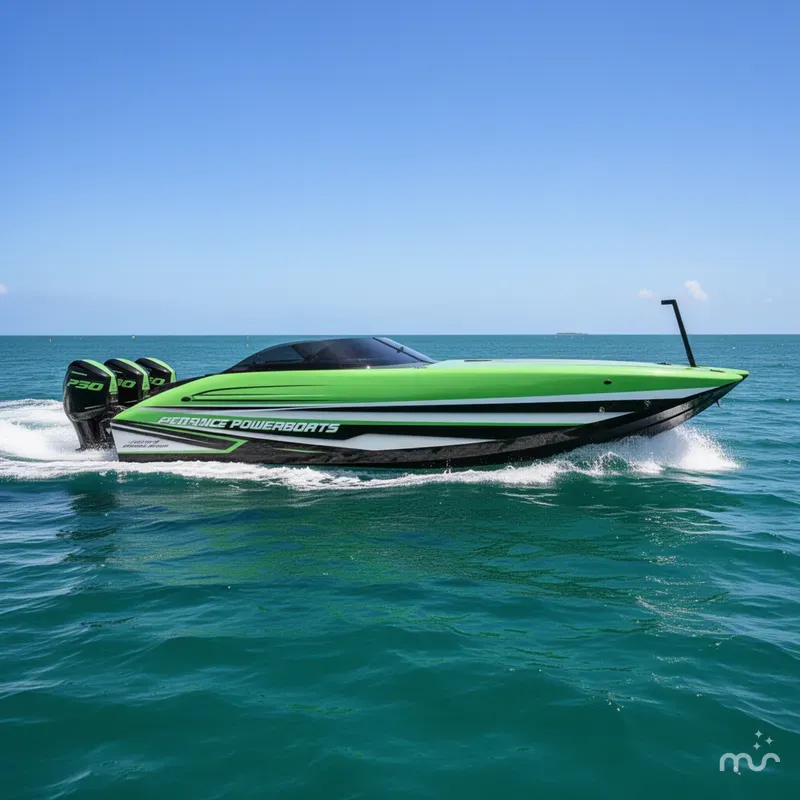 Slide: The Image of Performance Powerboats P360 2025 - 0