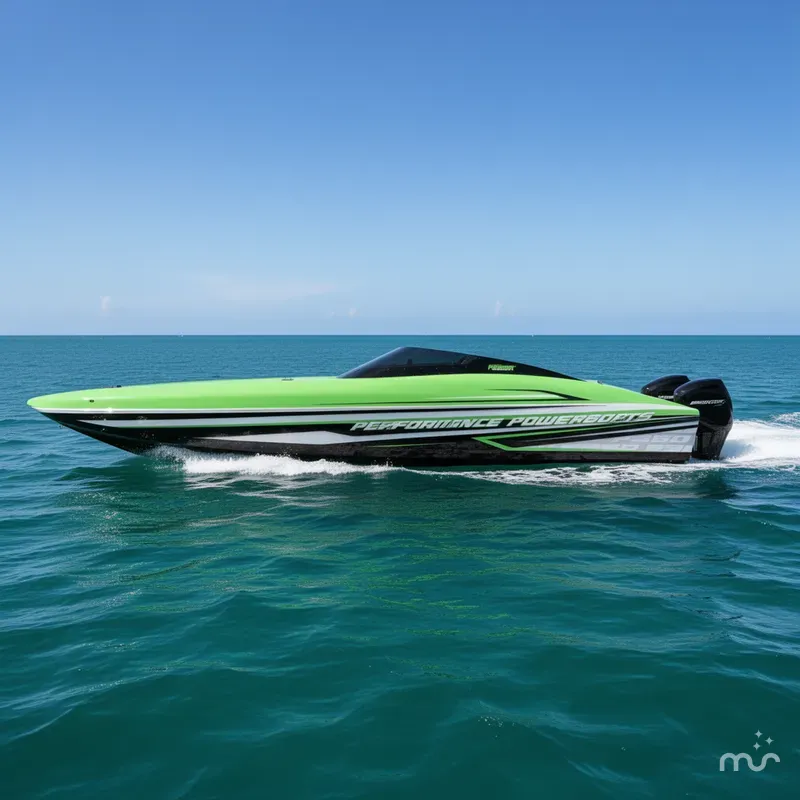 Slide: The Image of Performance Powerboats P360 2025 - 1