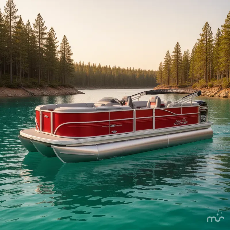The Image of Sun Tracker Party Barge 22 DLX 2026 - 0