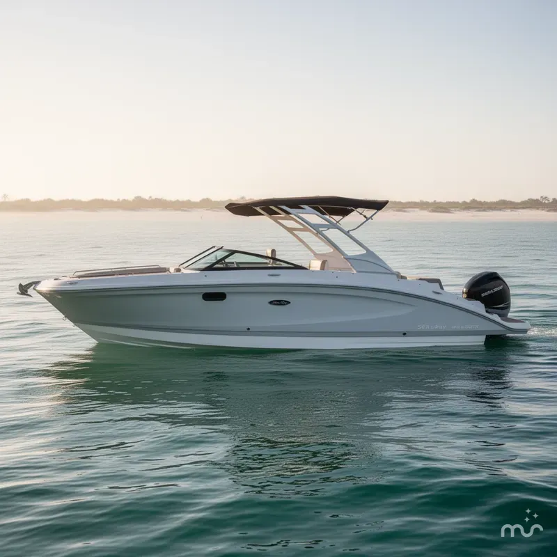 Slide: The Image of Sea Ray SDX 270 Outboard 2024 - 2