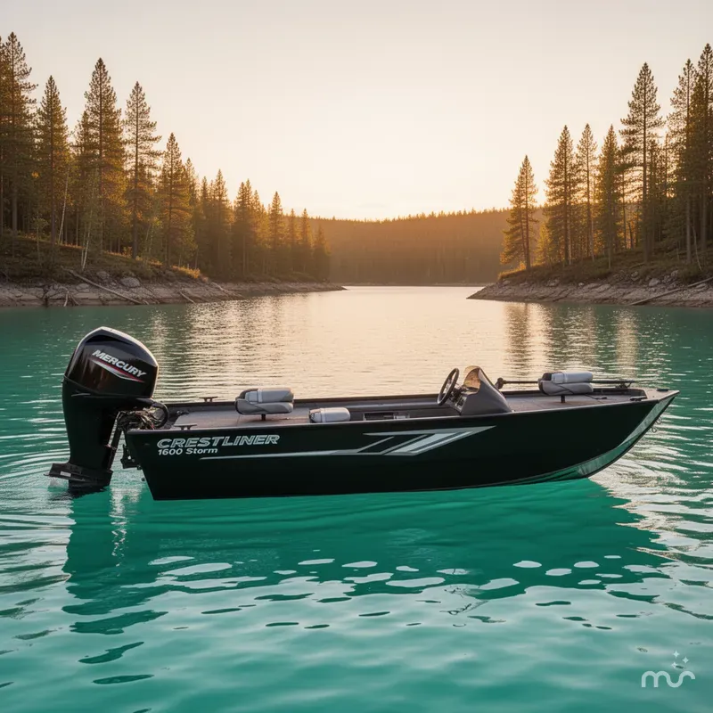 Slide: The Image of Crestliner 1600 Storm 2026 - 2