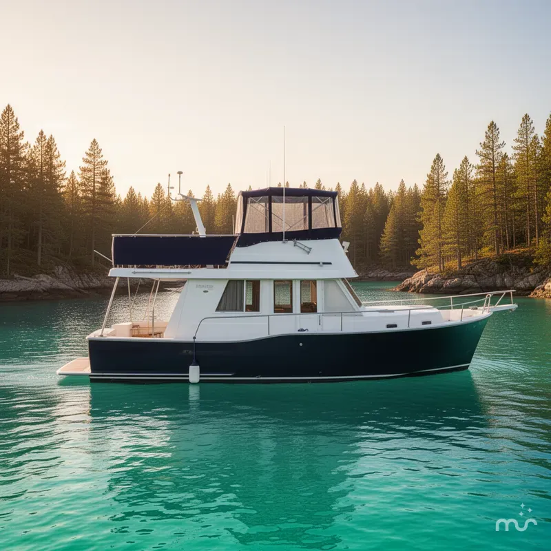 Slide: The Image of Mainship 390 Trawler 2000 - 2