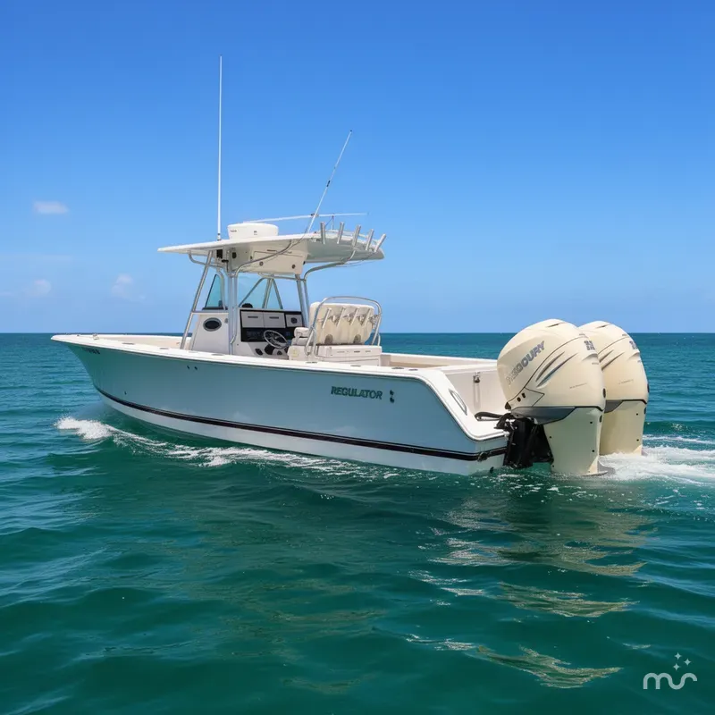 Slide: The Image of Regulator Marine 32 Center Console 2003 - 2