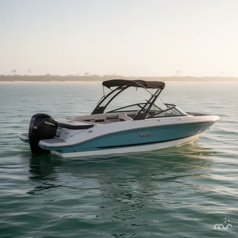Slide: The Image of Sea Ray 21 SPX OB 2022 - 1