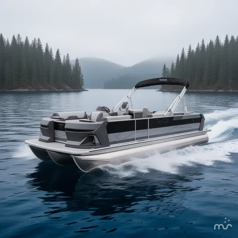 Slide: The Image of Tahoe Geofish 2385 Rear Fish & Honda 4-Stroke EFI 2026 - 1