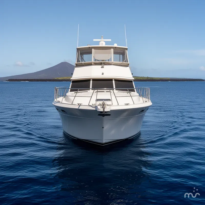 Slide: The Image of Carver Yachts 42 Aft Cabin Motor Yacht 1987 - 1