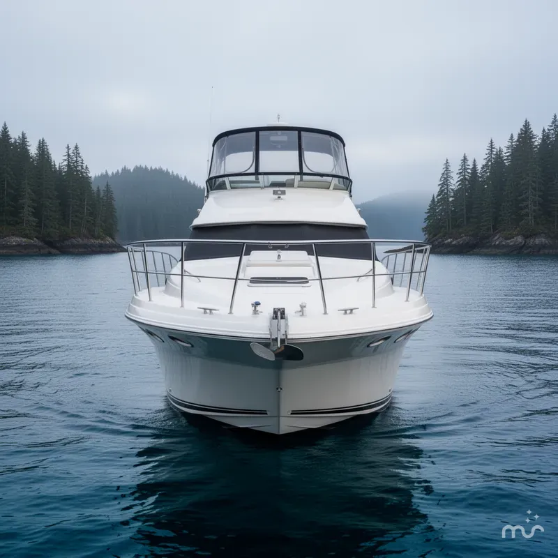 Slide: The Image of Sea Ray 420 Aft Cabin 2001 - 1