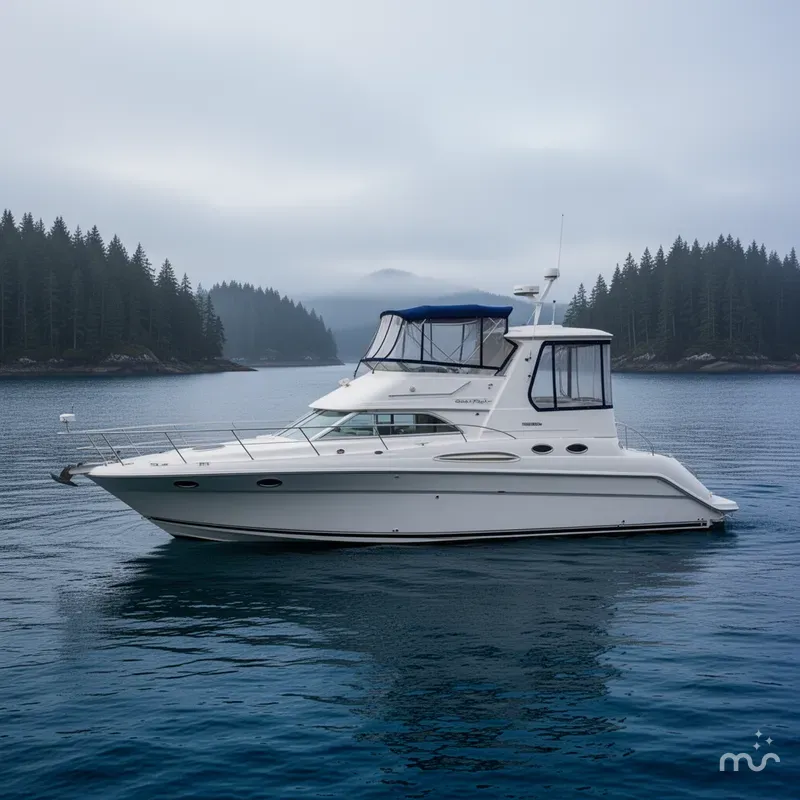 Slide: The Image of Sea Ray 420 Aft Cabin 2001 - 2