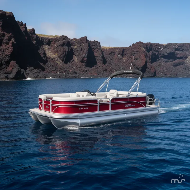 Slide: The Image of Sun Tracker Party Barge 22 DLX 2026 - 0