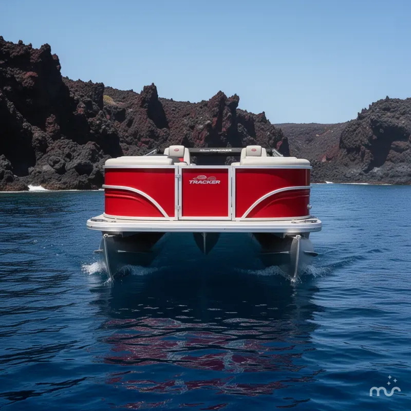 Slide: The Image of Sun Tracker Party Barge 22 DLX 2026 - 1