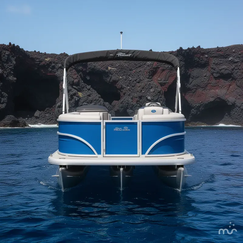 Slide: The Image of Sun Tracker Party Barge 22 DLX 2026 - 3