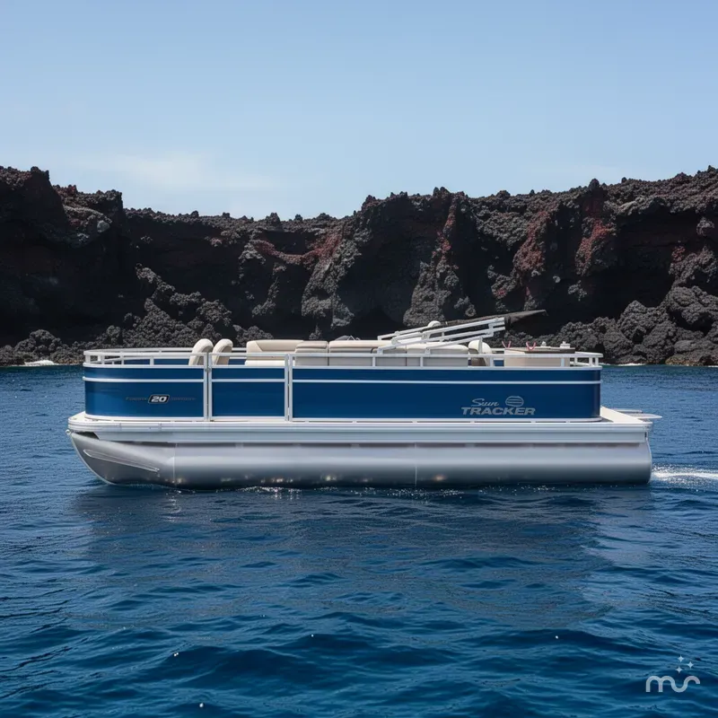 Slide: The Image of Sun Tracker Fishin' Barge 20 DLX 2026 - 2