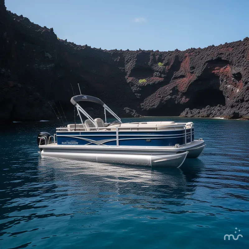 Slide: The Image of Sun Tracker Fishin' Barge 20 DLX 2026 - 4