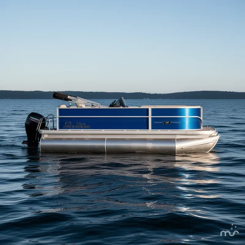 The Image of Sun Tracker Party Barge 16 DLX 2026 - 0