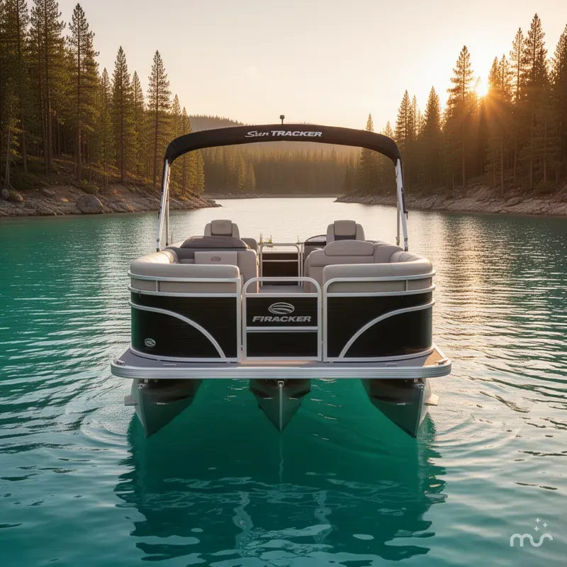 Slide: The Image of Sun Tracker Fishin' Barge 22 DLX 2026 - 3