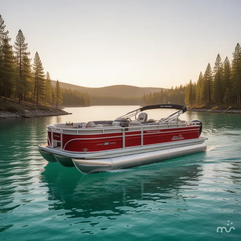 Slide: The Image of Sun Tracker Fishin' Barge 22 DLX 2026 - 4