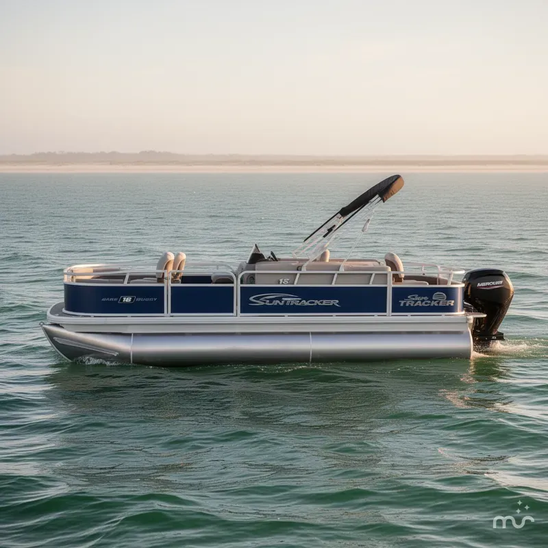 Slide: The Image of Sun Tracker Bass Buggy 18 DLX 2026 - 1