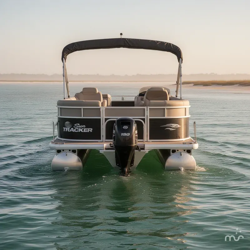 Slide: The Image of Sun Tracker Bass Buggy 18 DLX 2026 - 2