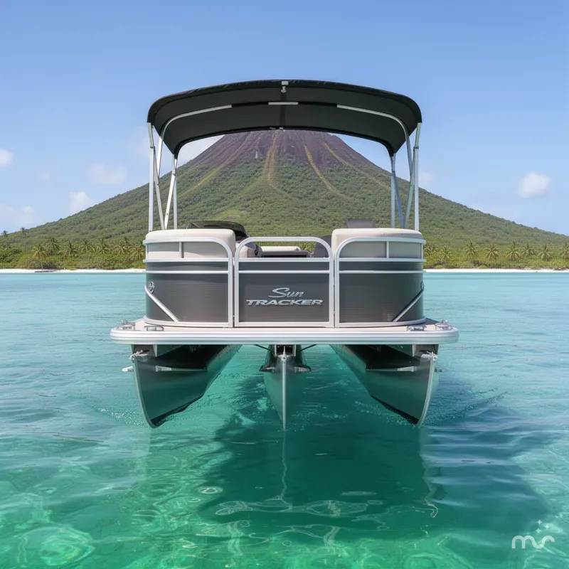 Slide: The Image of Sun Tracker Party Barge 20 DLX 2023 - 1