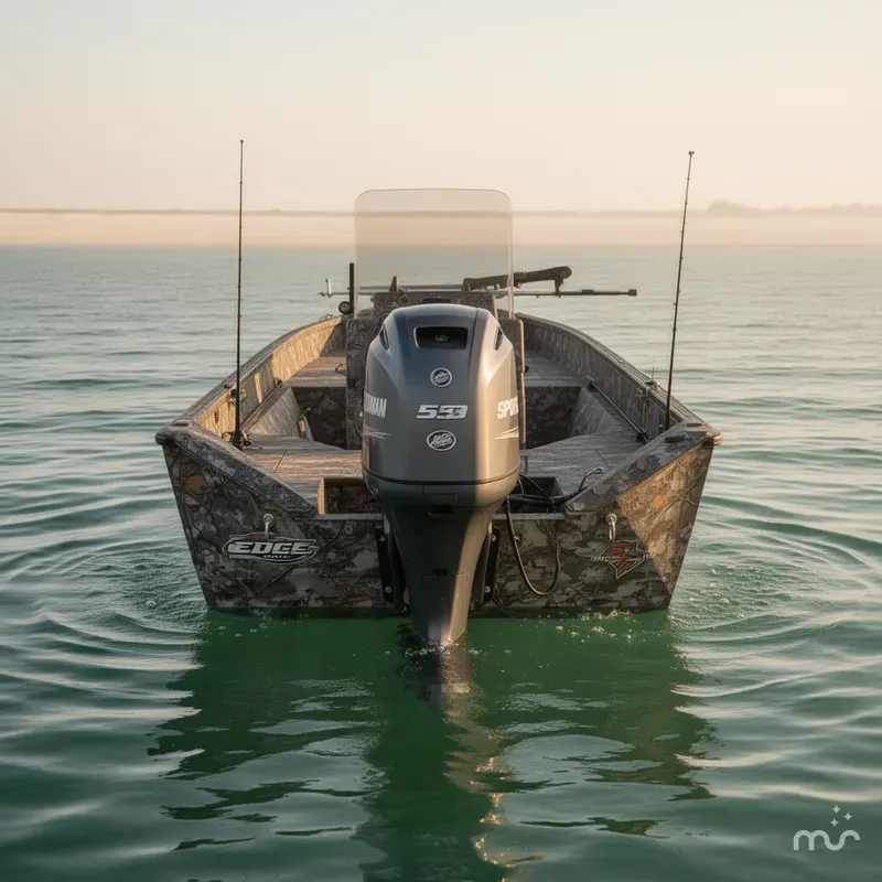 Slide: The Image of Edge Boats 553 SPORTSMAN DIGITAL CAMO MB 2026 - 2