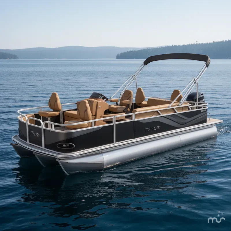Slide: The Image of Tahoe Sport Quad Fish 1980 Pontoon $30995 2026 - 0