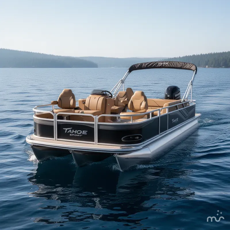 Slide: The Image of Tahoe Sport Quad Fish 1980 Pontoon $30995 2026 - 1