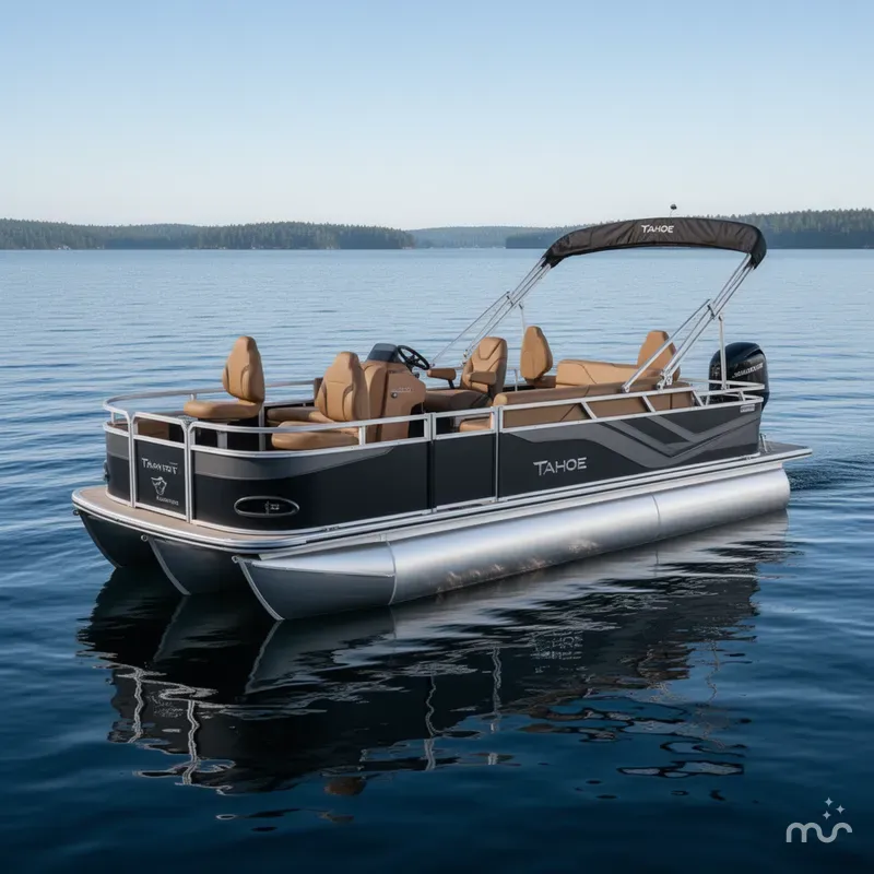 Slide: The Image of Tahoe Sport Quad Fish 1980 Pontoon $30995 2026 - 2