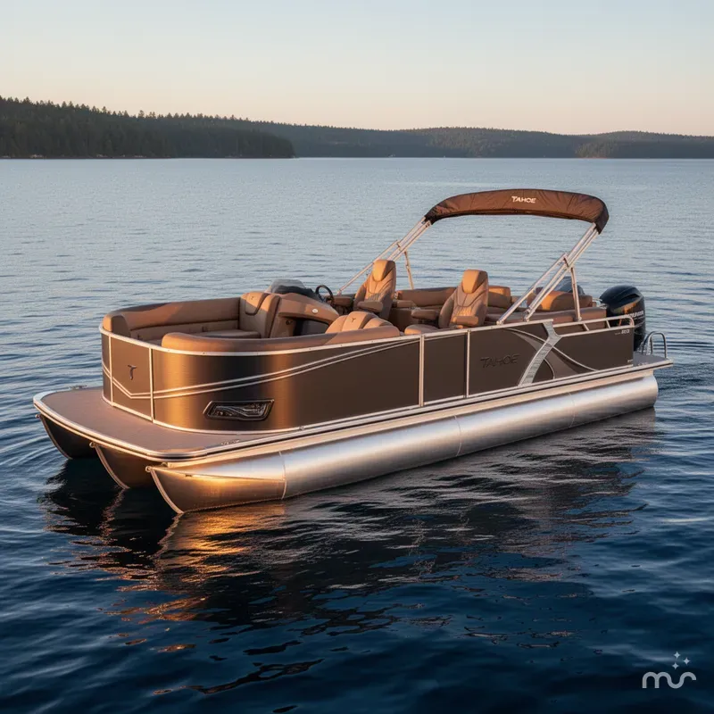 Slide: The Image of Tahoe LTZ 2385 Quad Lounge Shift SS & Honda 4-Stroke EFI 2026 - 2