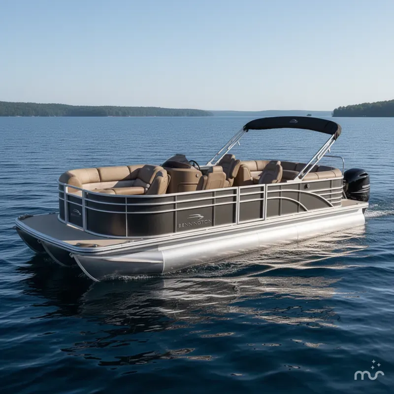 Slide: The Image of Bennington 2250 GSR Pontoon 2016 - 1