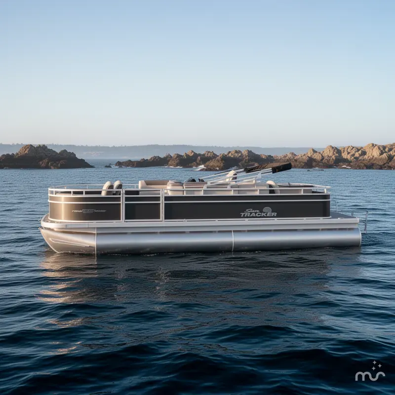 Slide: The Image of Sun Tracker Fishin' Barge 22 DLX 2026 - 2