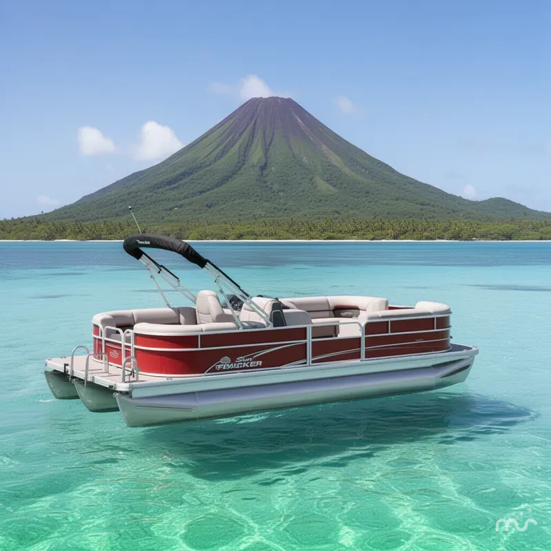 Slide: The Image of Sun Tracker Party Barge 22 DLX 2026 - 2