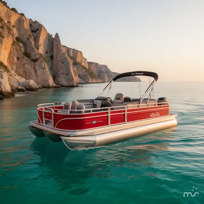 Slide: The Image of Sun Tracker Fishin' Barge 22 DLX 2026 - 4