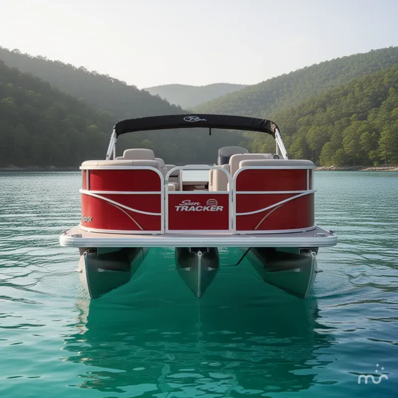 Slide: The Image of Sun Tracker Party Barge 16 DLX 2026 - 3
