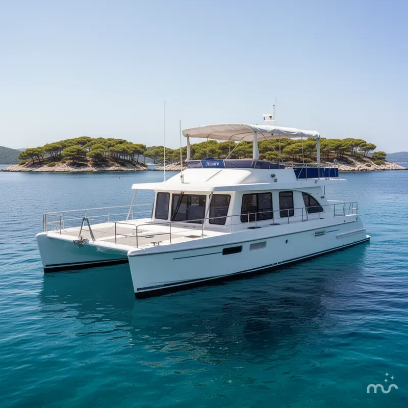 Slide: The Image of Catamaran Aqua Cruiser 44 1996 - 2