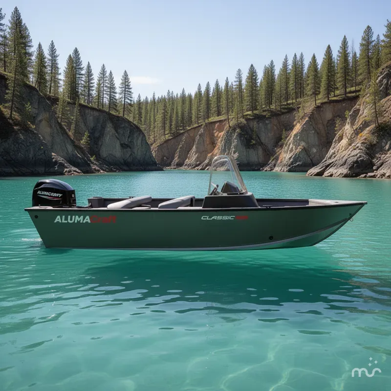 Slide: The Image of Alumacraft Classic 165 Side Console 2026 - 2