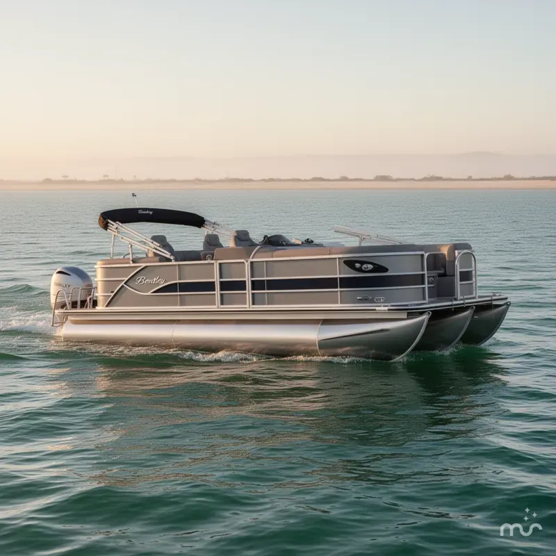 Slide: The Image of Bentley Pontoons Legacy 243 Navigator 2026 - 0