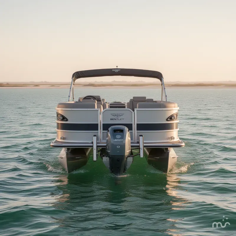 Slide: The Image of Bentley Pontoons Legacy 243 Navigator 2026 - 1